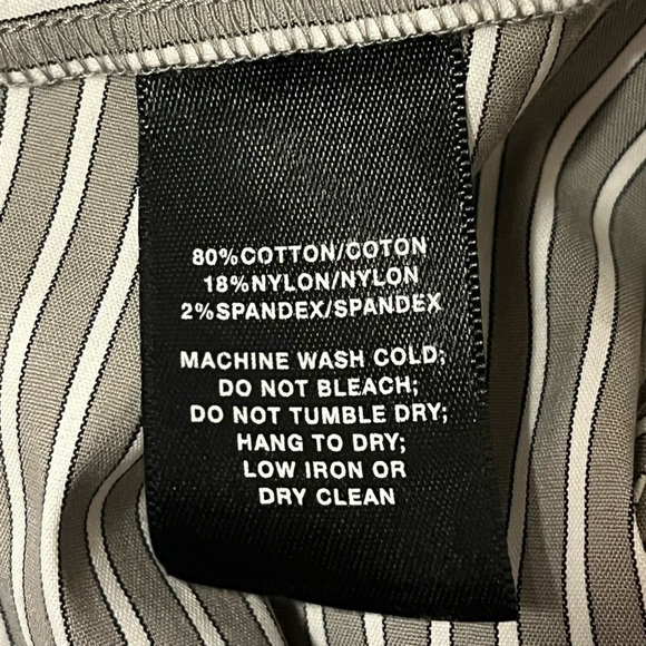 Lafayette 148 NY Classic Oversized Striped Button up Shirt, size Small - Picture 7 of 8